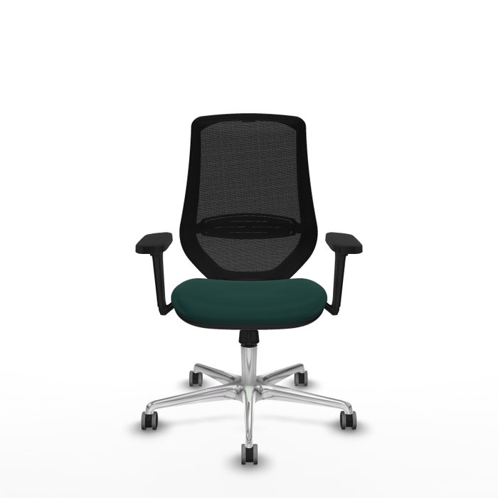 PIQUERAS Y CRESPO Silla de oficina Mardos con mecanismo Sincro, Verde botella y Negro PIQUERAS Y CRESPO Silla de oficina Mardos con mecanismo Sincro, Verde botella y Negro