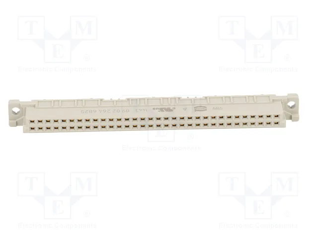 HARTING Conector de datos DIN 41612 hembra 64 pines recto THT