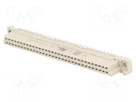 HARTING Conector de datos DIN 41612 hembra 64 pines recto THT