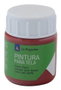 La pajarita Pintura para tela rojo ingles 25 ml