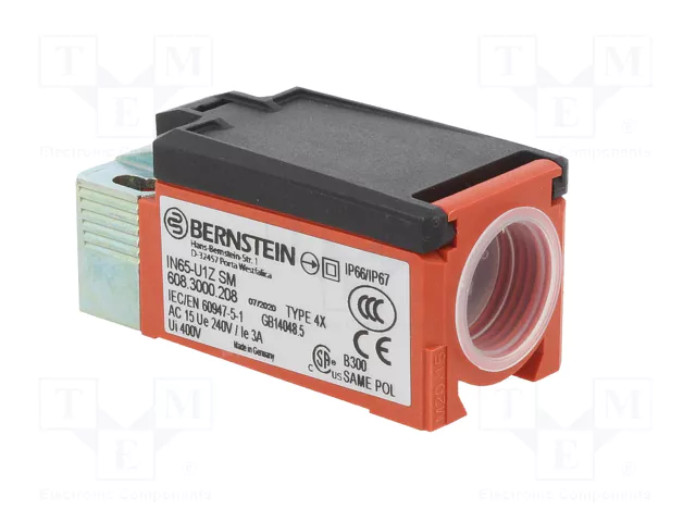BERNSTEIN AG Interruptor de fin de carrera IN65-U1Z SM M20 NO + NC
