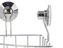 Berilo Soporte Pared Esquinero Acero Ventosa 25 x 18.5 x 18 cm (Set de 12)
