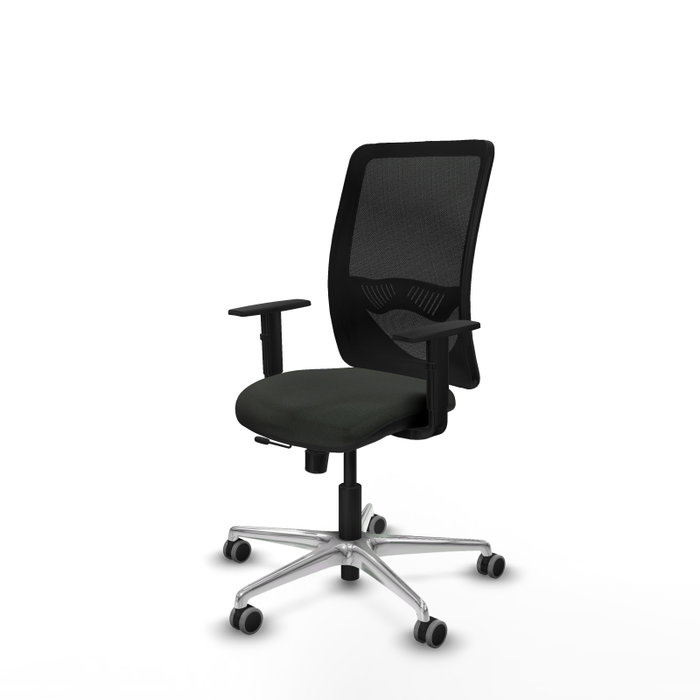PIQUERAS Y CRESPO Silla de oficina Zulema con mecanismo Sincro/Traslack Negro
