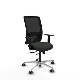 PIQUERAS Y CRESPO Silla de oficina Zulema con mecanismo Sincro/Traslack Negro