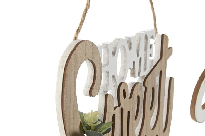 DKD Home Decor Decoración Colgante MDF PVC 24x0,8x24 Home 2 Surt.