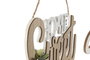 DKD Home Decor Decoración Colgante MDF PVC 24x0,8x24 Home 2 Surt.