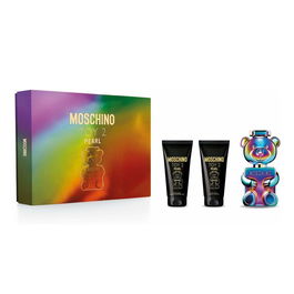 MOSCHINO Toy 2 Pearl Eau de Parfum Set de Regalo para Mujer (50ml Vaporizador + 50ml Gel de Baño + 50ml Loción Corporal)
