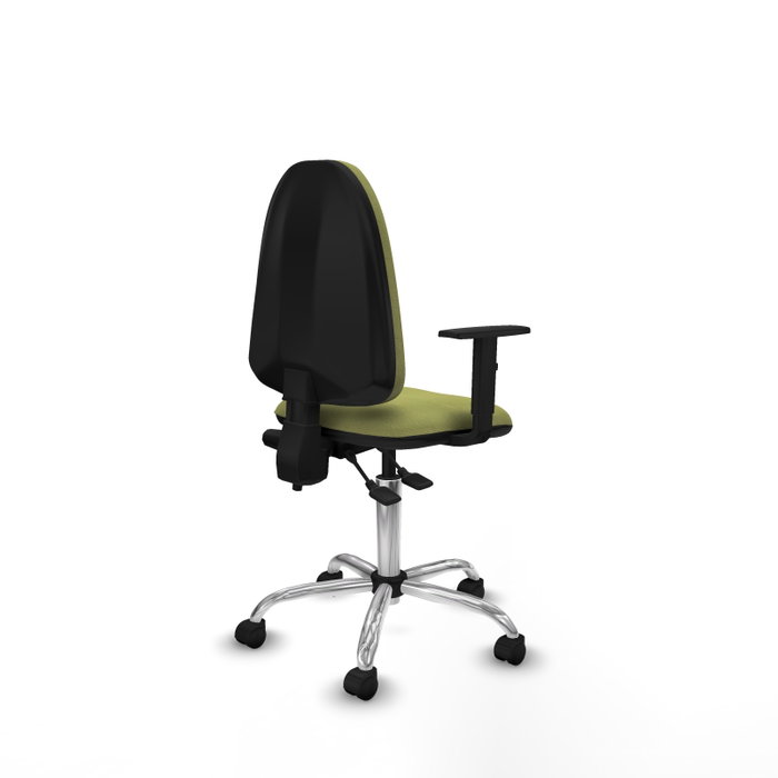 PIQUERAS Y CRESPO Silla de oficina Aýna Verde oliva con Brazos 1D PIQUERAS Y CRESPO Silla de oficina Aýna Verde oliva con Brazos 1D