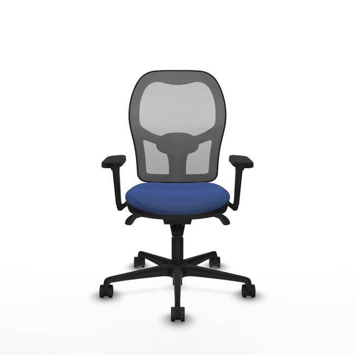 PIQUERAS Y CRESPO Silla de oficina Jorquera, mecanismo Sincro, Azul marino y Gris PIQUERAS Y CRESPO Silla de oficina Jorquera, mecanismo Sincro, Azul marino y Gris