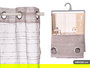 Giftdecor Cortina Gris Rayas Horizontales 140 x 260 cm (Dimensiones del producto: 34 x 1.5 x 27 cm) (Set de 6)