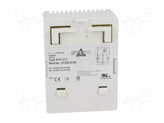 STEGO Higróstato 35÷90%RH SPDT 0÷60°C para raíl DIN
