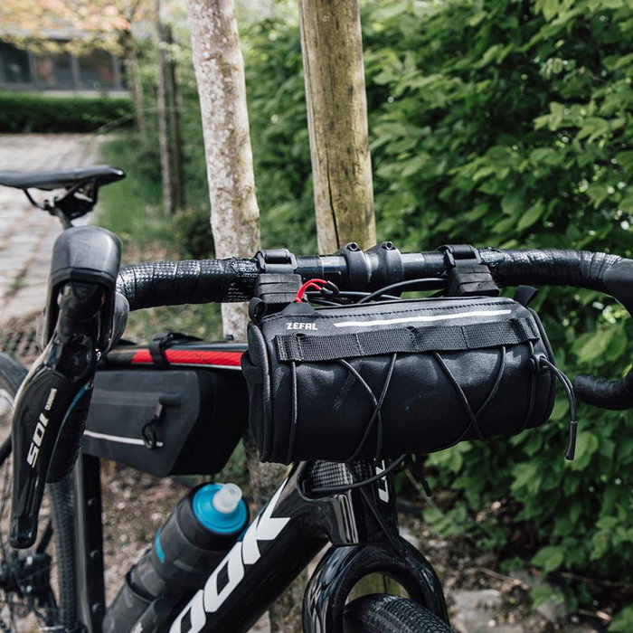 Zefal Z Adventure F1 Bolsa de Manillar Ligera 1,2L Impermeable Reflectante Accesorios Bicicleta