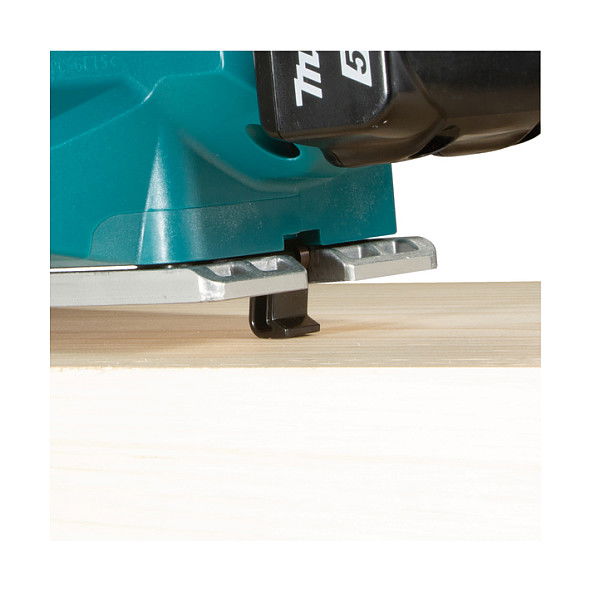 Makita DKP181 Cepillo Eléctrico Inalámbrico Sin Escobillas 18V, Profundidad de Corte 3mm, Ancho 8.2cm