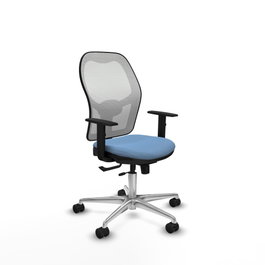 PIQUERAS Y CRESPO Silla de oficina Jorquera Azul cielo y Blanco