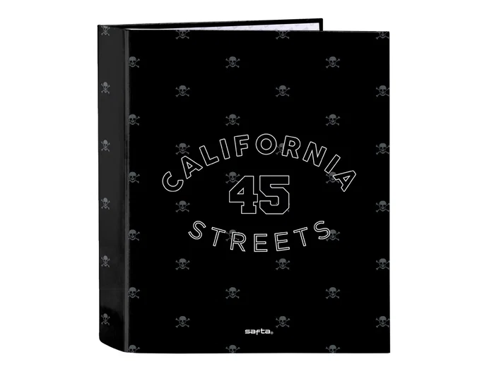 Safta Carpeta California 4 Anillas Lomo Ancho Folio
