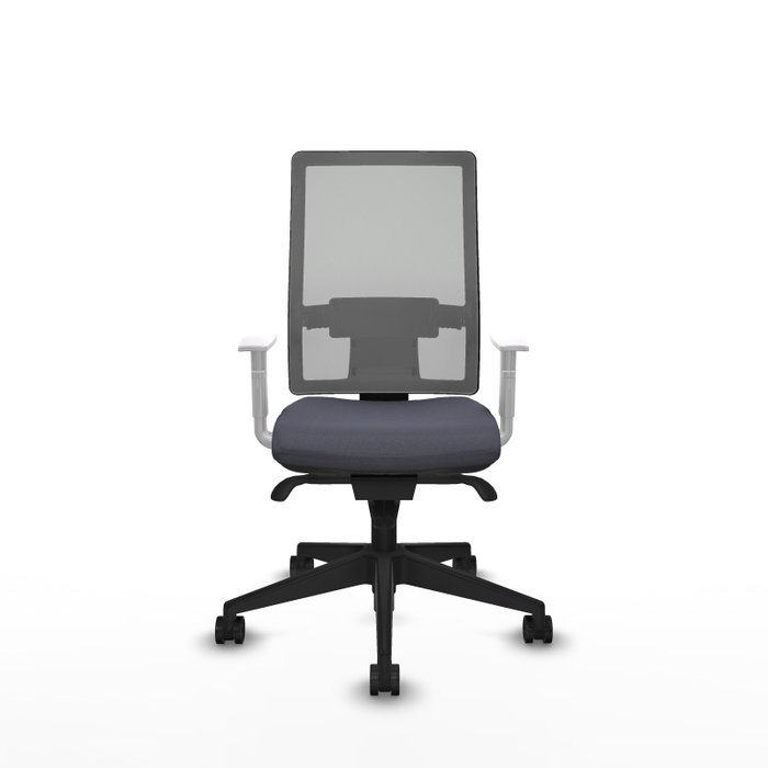 PIQUERAS Y CRESPO Silla de oficina Horna con mecanismo Sincro, Gris