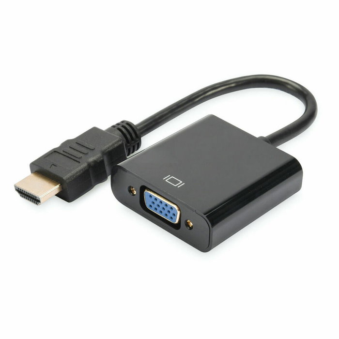 Digitus DA-70461 Convertidor HDMI a VGA Negro