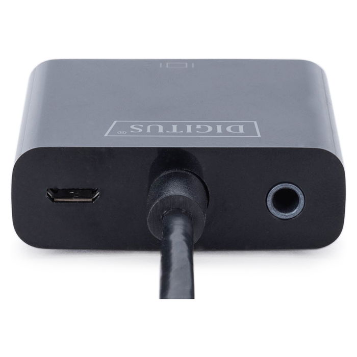 Digitus Conversor HDMI a VGA (D-Sub) Negro