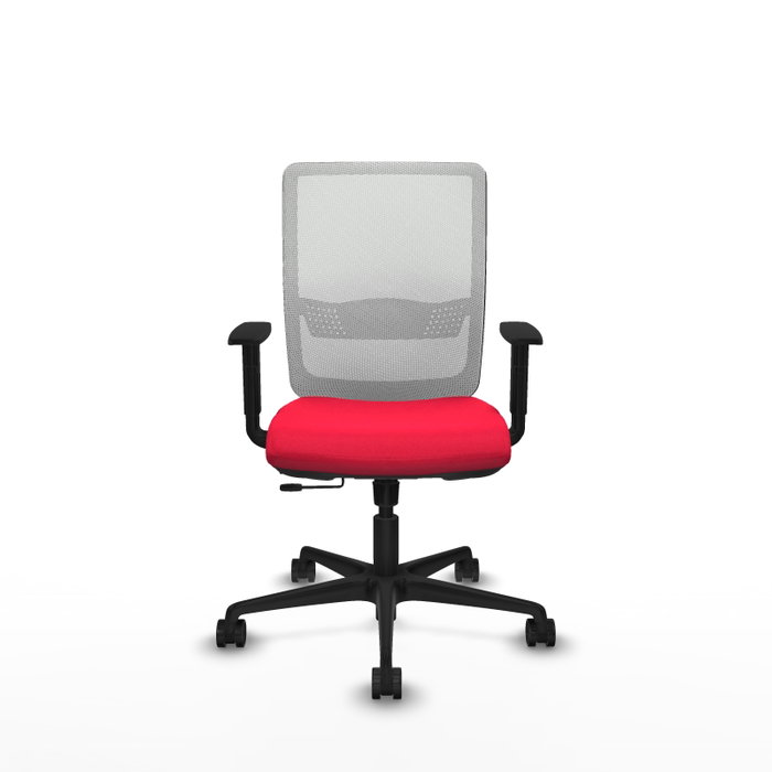 PIQUERAS Y CRESPO Silla de oficina Haches con mecanismo Sincro/Traslack Rojo y Blanco PIQUERAS Y CRESPO Silla de oficina Haches con mecanismo Sincro/Traslack Rojo y Blanco