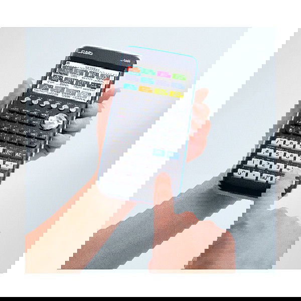 Casio FX-CG50 Calculadora Gráfica con Pantalla a Color, 15 Dígitos, LCD 216x384 Píxeles, Memoria Flash 16 MB, USB, Negra