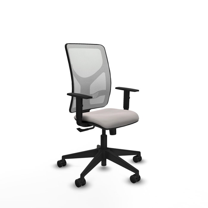 PIQUERAS Y CRESPO Silla de oficina Motilla Blanca con mecanismo Sincro PIQUERAS Y CRESPO Silla de oficina Motilla Blanca con mecanismo Sincro