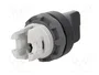 ABB M3S Interruptor Rotativo de 3 Posiciones Negro 22mm