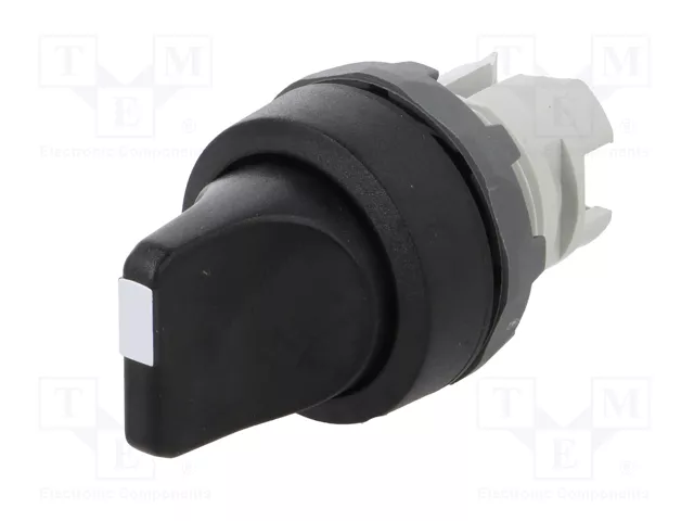 ABB M3S Interruptor Rotativo de 3 Posiciones Negro 22mm