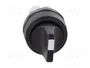ABB M3S Interruptor Rotativo de 3 Posiciones Negro 22mm