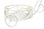 DKD Home Decor Macetero Terraza y Jardín Blanco Metal 28 x 42 x 58 cm (2 Unidades)