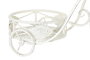 DKD Home Decor Macetero Terraza y Jardín Blanco Metal 28 x 42 x 58 cm (2 Unidades)