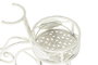 DKD Home Decor Macetero Terraza y Jardín Blanco Metal 28 x 42 x 58 cm (2 Unidades)