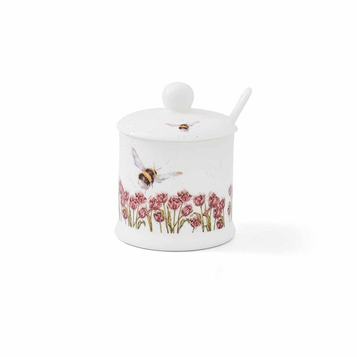 Bote Con Tapa Y Cuchara Royal Worcester Bote Con Tapa Y Cuchara Royal Worcester