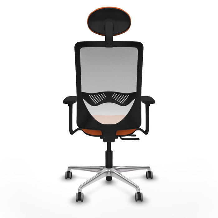 PIQUERAS Y CRESPO Silla de oficina Zulema Naranja y Blanco PIQUERAS Y CRESPO Silla de oficina Zulema Naranja y Blanco
