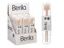 Berilo Set de 2 Cepillos con Funda en Bambú y Plástico (PP) Transparente 20 x 4.5 x 3 cm (Set de 24)