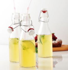 Bormioli Botella Swing de Cristal, Capacidad 25 cl