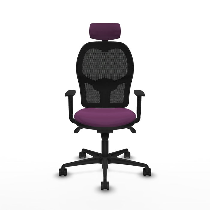 PIQUERAS Y CRESPO Silla de oficina Jorquera Morado y Negro