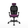 PIQUERAS Y CRESPO Silla de oficina Jorquera Morado y Negro