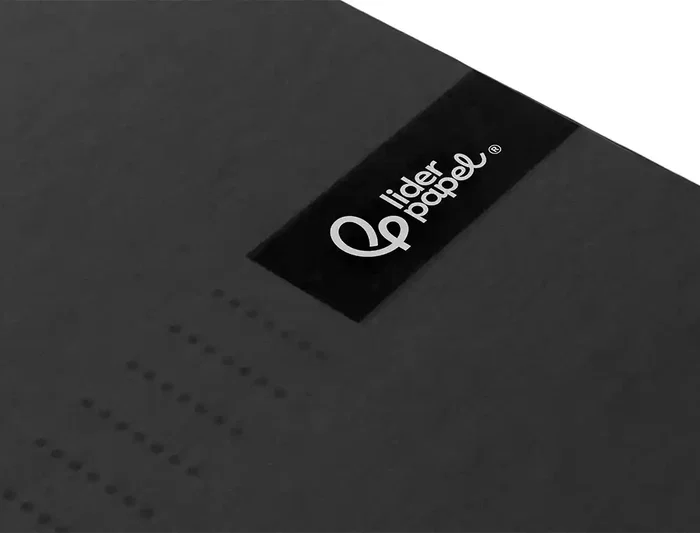 Liderpapel Cuaderno Espiral A5 Micro Crafty Tapa Forrada 120 Hojas 90gr Cuadro 5mm Negro