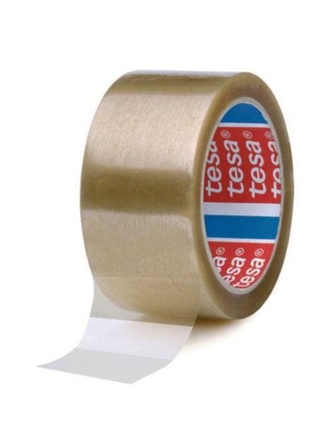 Tesa Cinta de embalar transparente 46 micras 50 mm x 66 m