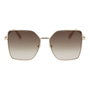 Longchamp LO173S-5715708 Gafas de sol amarillas con detalle dorado