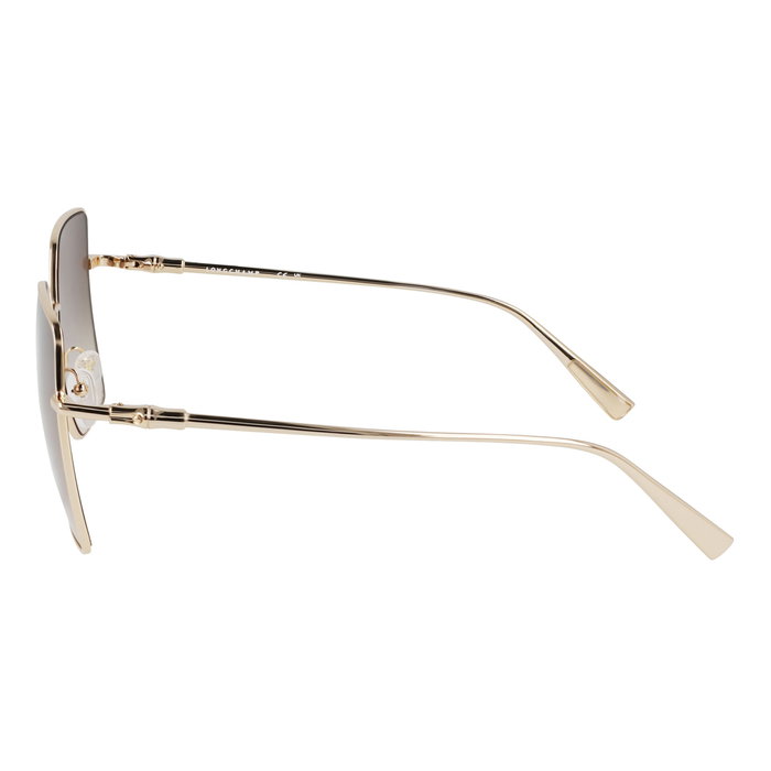 Longchamp LO173S-5715708 Gafas de sol amarillas con detalle dorado