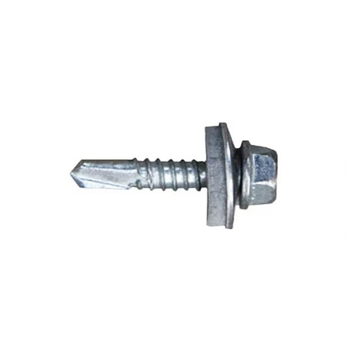 Celo Tornillo 7301 Punta Broca Cabeza Hexagonal con Arandela EPDM 6,3x50 mm (250 uds.)