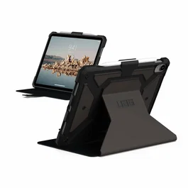 Menatwork Metropolis SE Folio para iPad 10.9" (2022, 27.7 cm) - Negro, con cierre magnético, portabolígrafo y protección