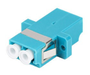 Lanberg Adaptador de Fibra Óptica LC/UPC Dúplex Multimodo Blanco
