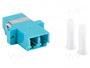 Lanberg Adaptador de Fibra Óptica LC/UPC Dúplex Multimodo Blanco