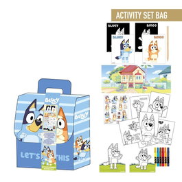 CERDÁ Set Coloreable Mochila Bluey