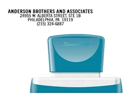 X'stamper Sello Quix Personalizable Negro Medidas 16x83 mm Q-26