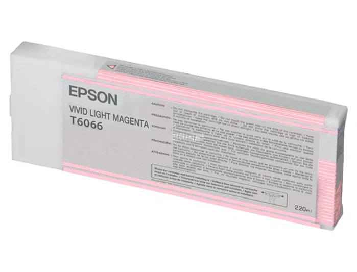 Epson Cartucho T606600 Magenta Claro Vivo 220 ml Original Epson Cartucho T606600 Magenta Claro Vivo 220 ml Original