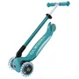 Patinete plegable de 3 ruedas - GLOBBER - PRIMO PLEGABLE PLUS LIGHTS - Azul agua - Ruedas luminosas - 2 a 9 años - 50 Kg