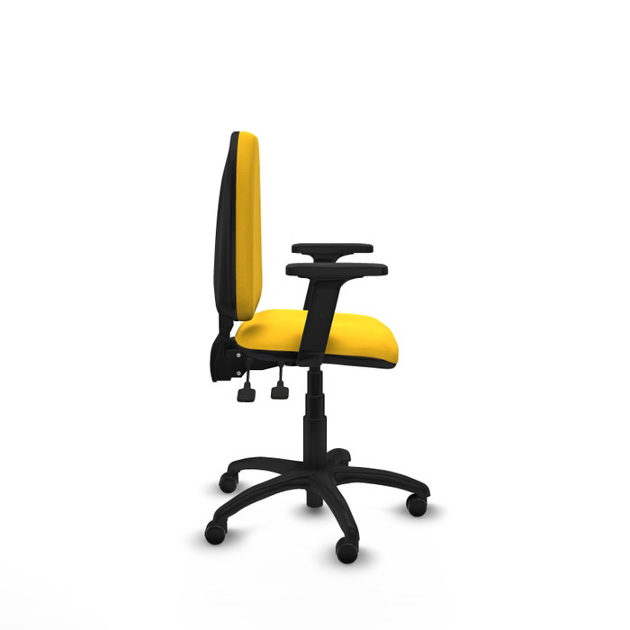 PIQUERAS Y CRESPO Silla de oficina Aýna con mecanismo Asincro Amarillo PIQUERAS Y CRESPO Silla de oficina Aýna con mecanismo Asincro Amarillo